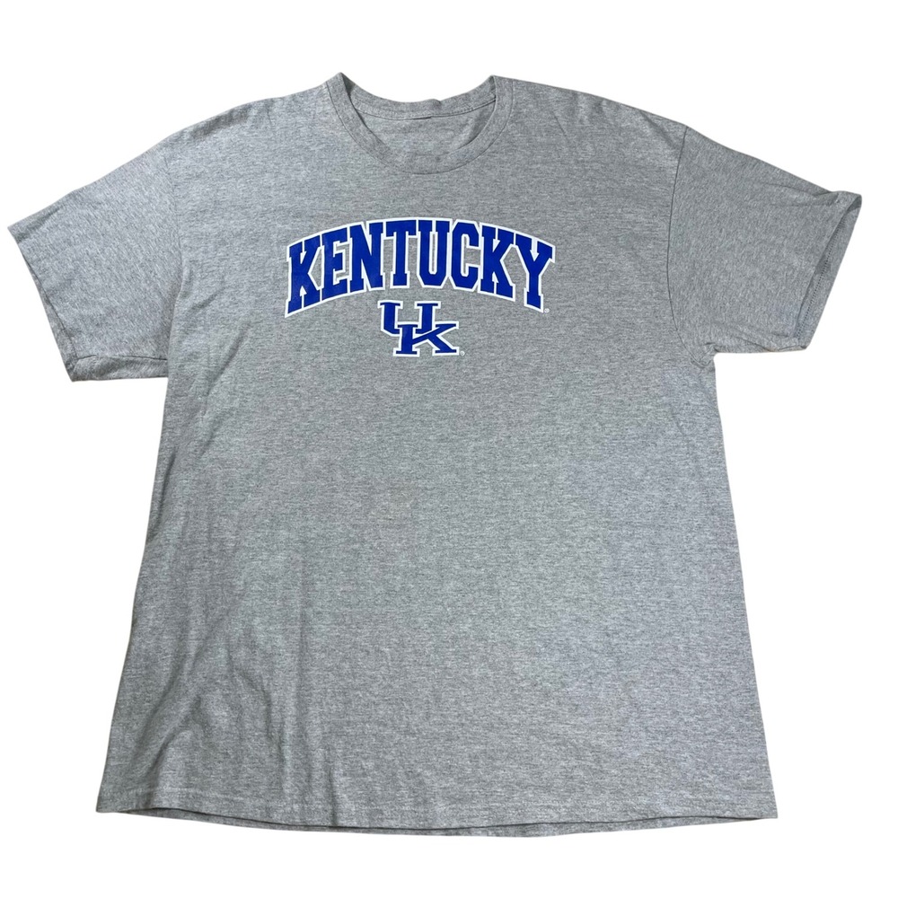 Kentucky Wildcats NCAA T-Shirt Mens XL Gray‎ Short Sleeve Graphic Tee *See Pics